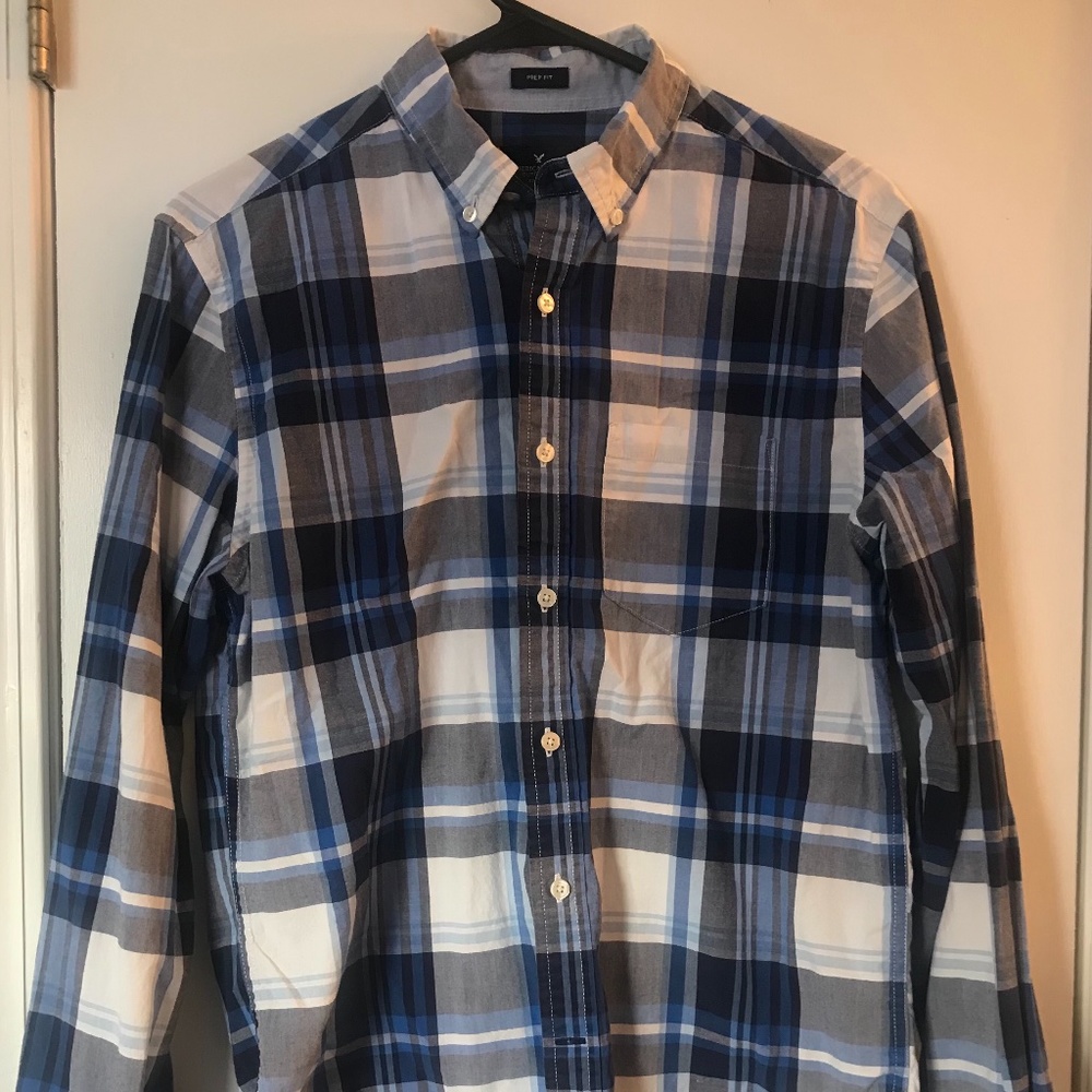 Plaid button up